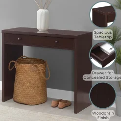 Convenience Concepts Northfield Office And Library Collection Writing Desk