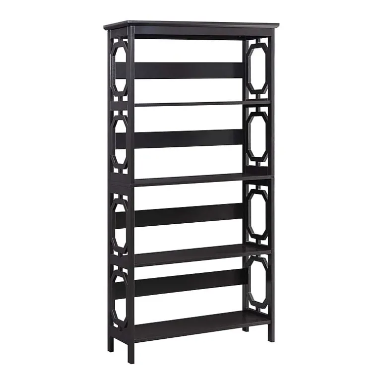 Convenience Concepts Omega Office + Library Collection 5-Shelf Bookcase