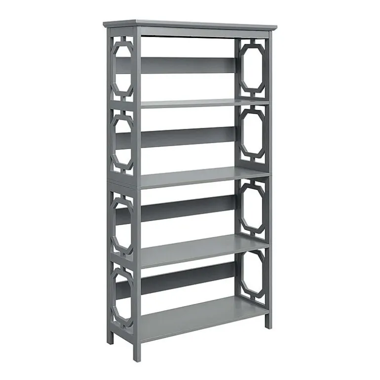 Convenience Concepts Omega Office + Library Collection 5-Shelf Bookcase