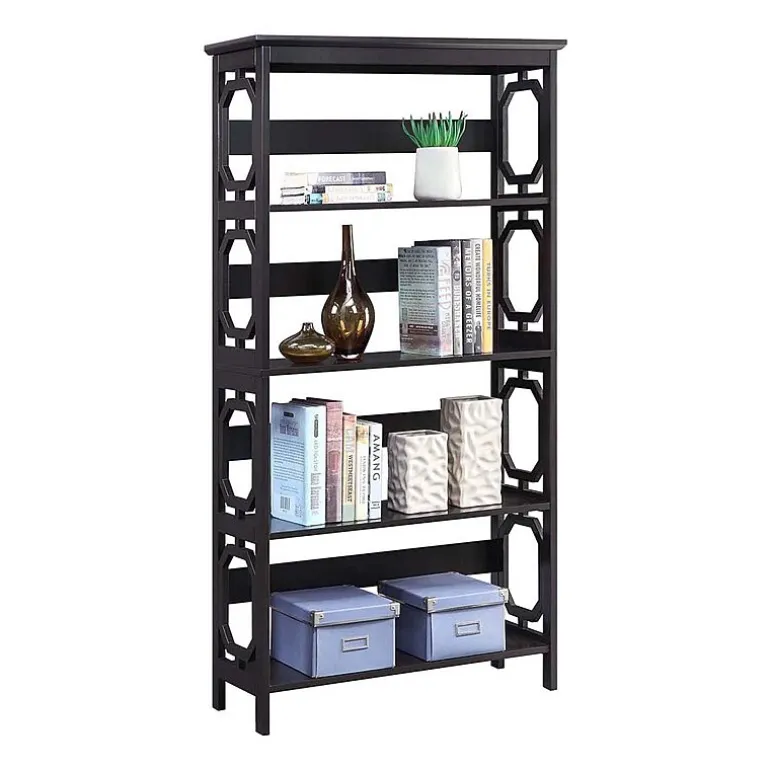 Convenience Concepts Omega Office + Library Collection 5-Shelf Bookcase