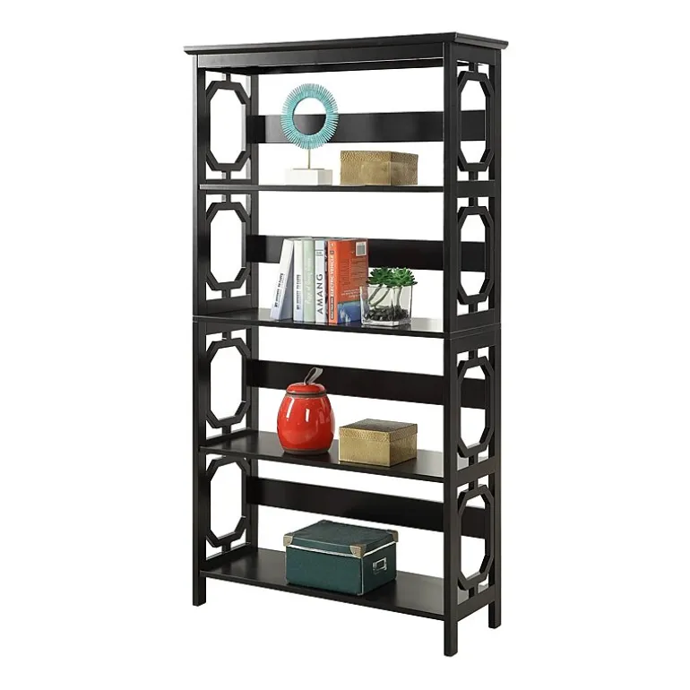 Convenience Concepts Omega Office + Library Collection 5-Shelf Bookcase