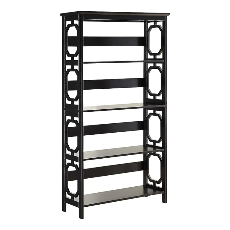 Convenience Concepts Omega Office + Library Collection 5-Shelf Bookcase