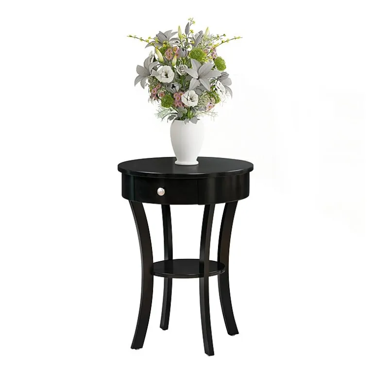 Convenience Concepts Schaffer Living Room Collection Storage 1-Drawer End Table