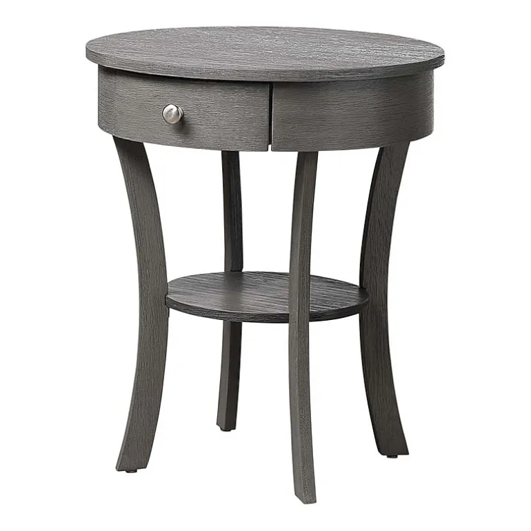 Convenience Concepts Schaffer Living Room Collection Storage 1-Drawer End Table