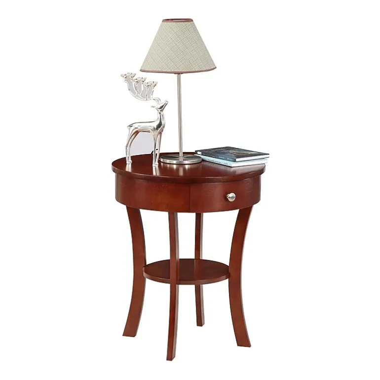 Convenience Concepts Schaffer Living Room Collection Storage 1-Drawer End Table