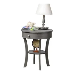 Convenience Concepts Schaffer Living Room Collection Storage 1-Drawer End Table