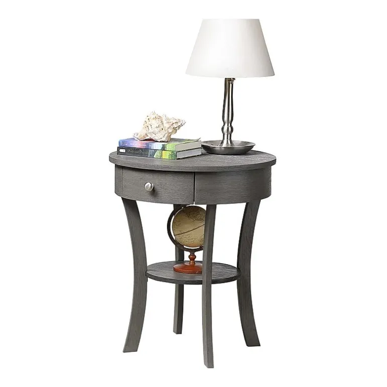 Convenience Concepts Schaffer Living Room Collection Storage 1-Drawer End Table