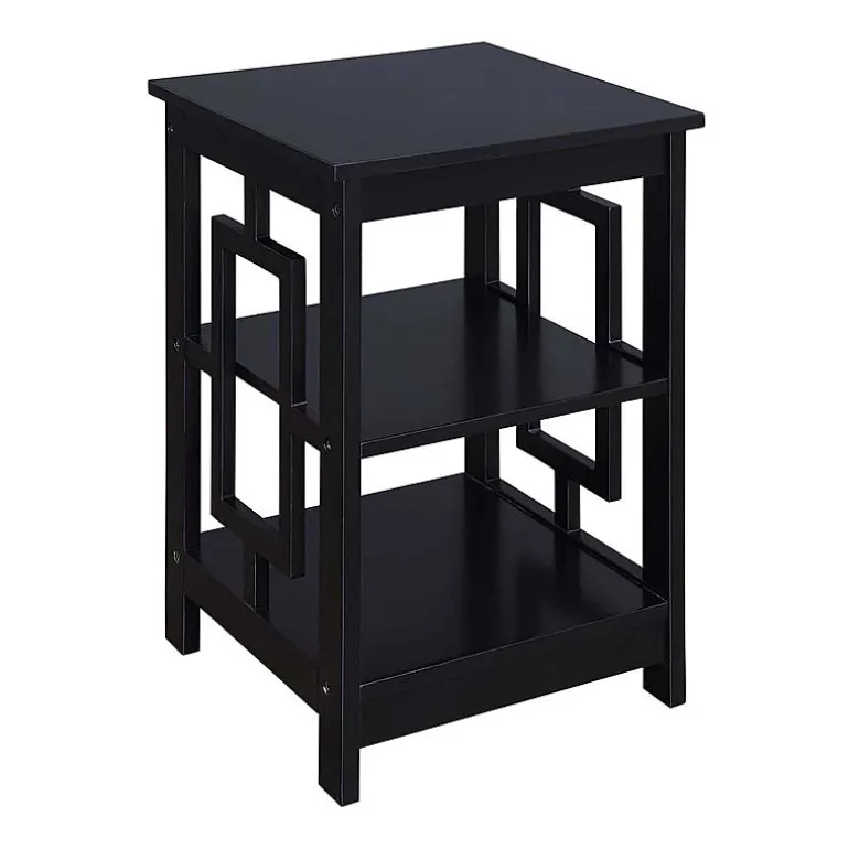 Convenience Concepts Town Square Living Room Collection Storage Console Table