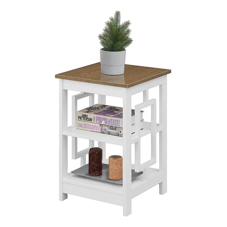 Convenience Concepts Town Square Living Room Collection Storage Console Table