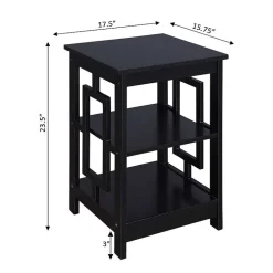 Convenience Concepts Town Square Living Room Collection Storage Console Table