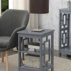 Convenience Concepts Town Square Living Room Collection Storage Console Table