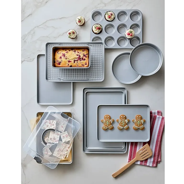 Cooks Carbon Steel 3-pc. Non-Stick Cookie Sheet Set