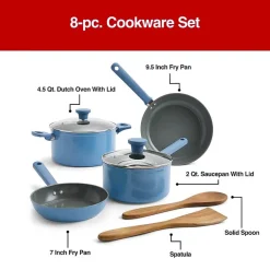 Cooks Ceramic 8-pc. Cookware Set