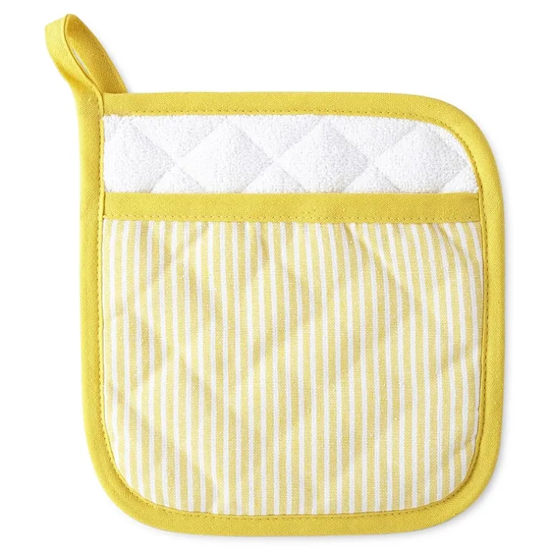 Cooks Chambray Stripe Pot Holder