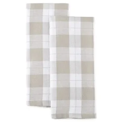 Cooks Check Dual Purpose 2-pc Kitchen Towel Set