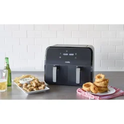 Cooks Dual-Basket Air Fryer 8 Quart Touchscreen