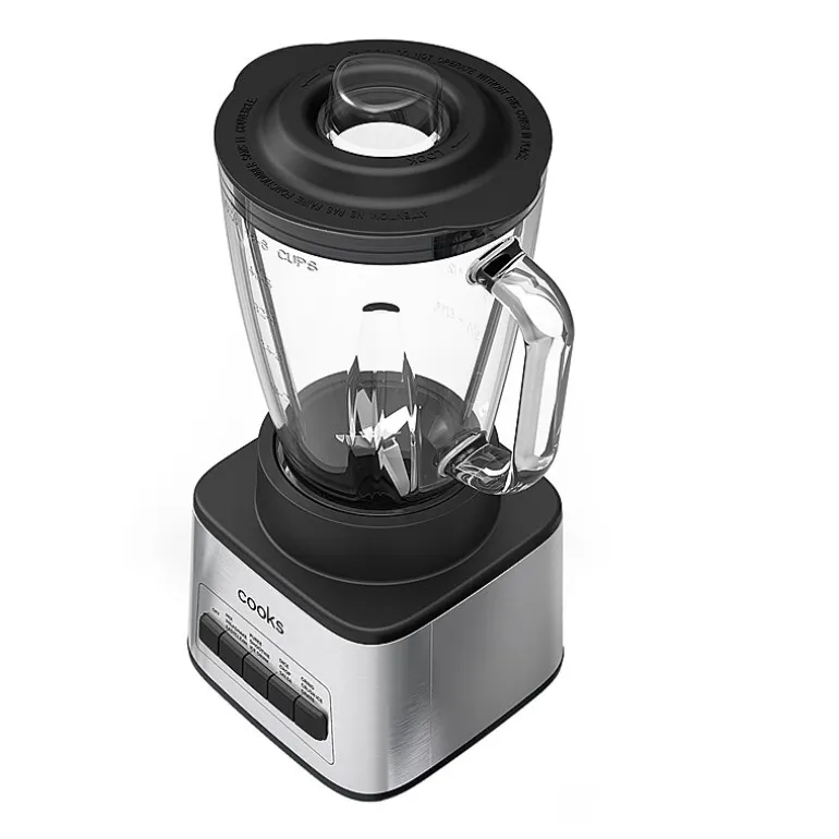 Cooks 48-oz. Glass Jar Stainless Steel Blender