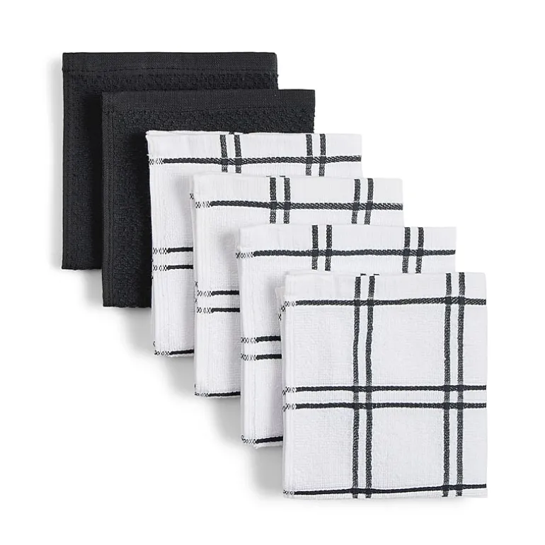 Cooks Plaid 6-pc. Dish Cloth Set
