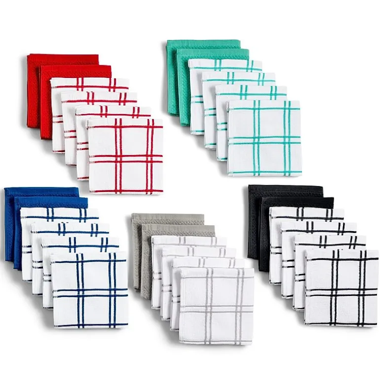 Cooks Plaid 6-pc. Dish Cloth Set
