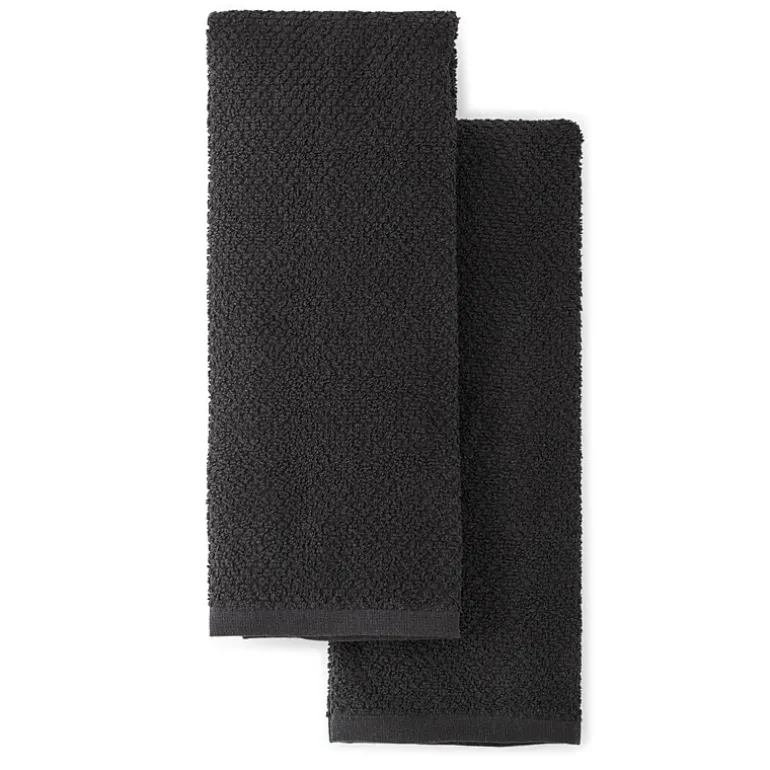 Cooks Popcorn Solid 2-pc. Kitchen Towel Set