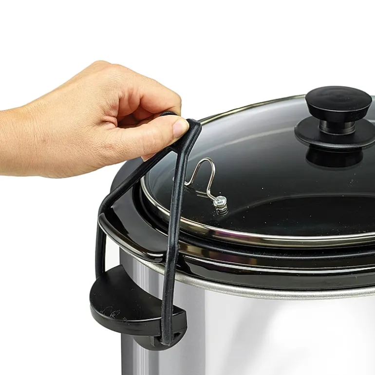 Cooks 5-Quart Programmable Latch and Travel Slow Cooker
