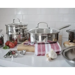Cooks Stainless Steel 15-pc. Cookware Set