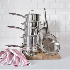 Cooks Stainless Steel 15-pc. Cookware Set
