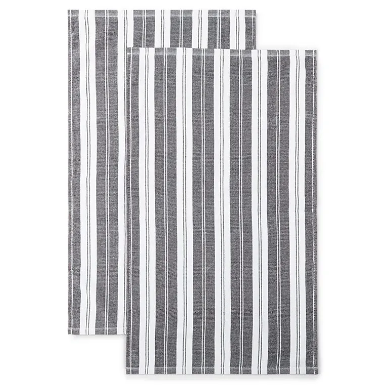 Cooks Striped Dual Purpose 4-Pc. Kitchen Towel Set
