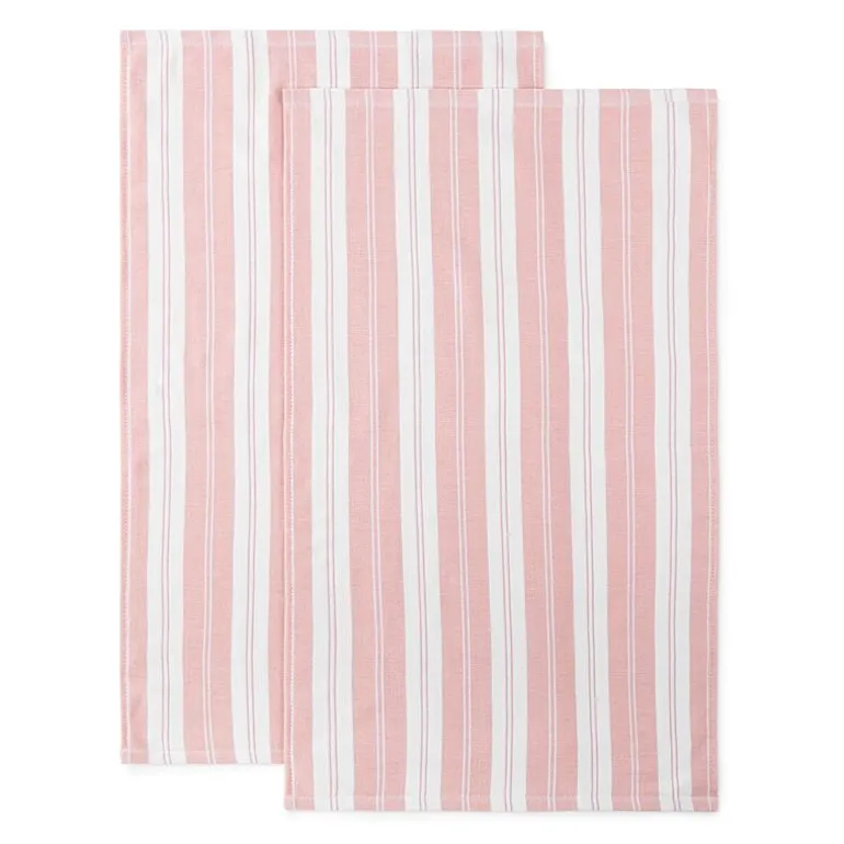 Cooks Striped Dual Purpose 4-Pc. Kitchen Towel Set