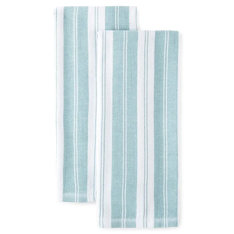 Cooks Striped Dual Purpose 4-Pc. Kitchen Towel Set