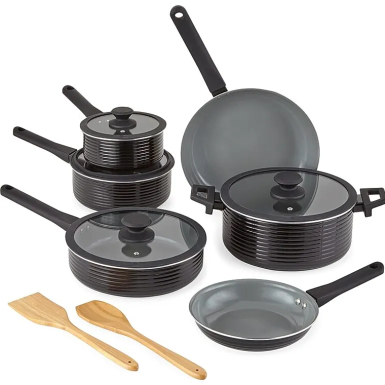 Cooks Wave Ceramic 12-pc. Non-Stick Cookware Set