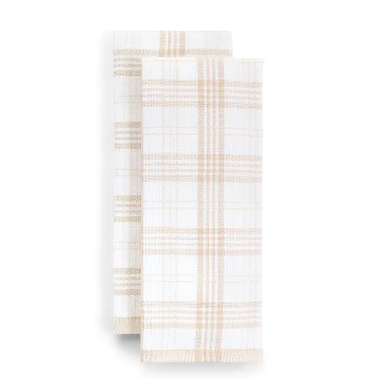 Cooks Windowpane 2-pc. Kitchen Towel Set