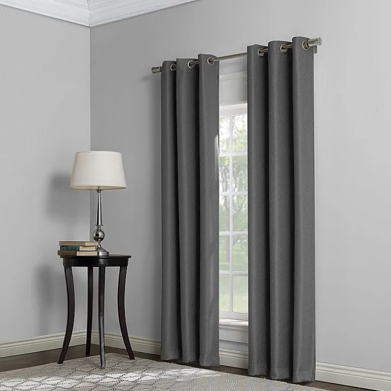 Copley Grommet Top Blackout Set of 2 Curtain Panel