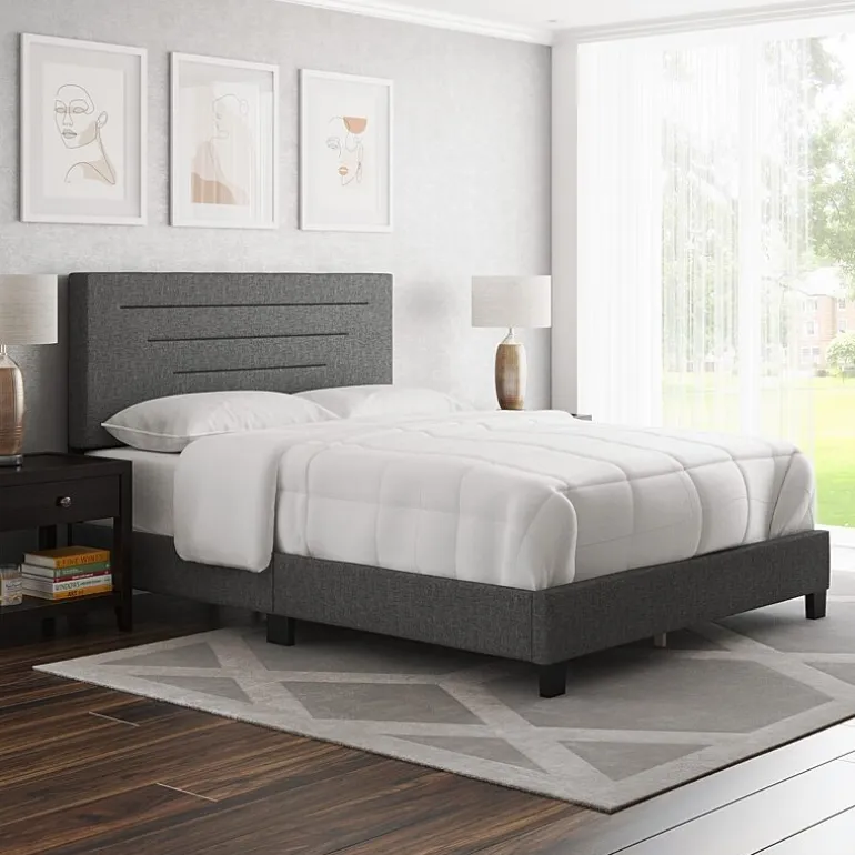 Corben Upholstered Tufted Bed