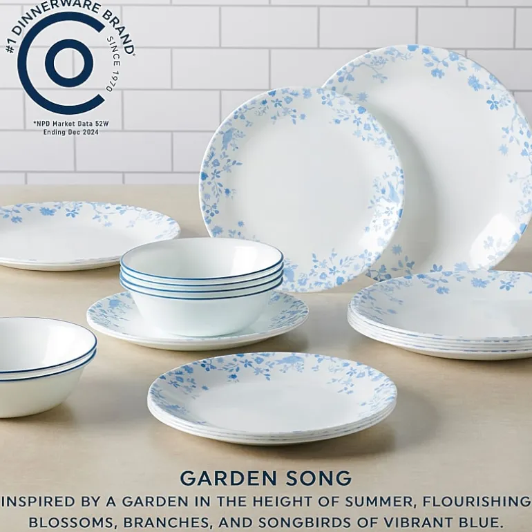 Corelle Garden Song 12-pc. Glass Dinnerware Set