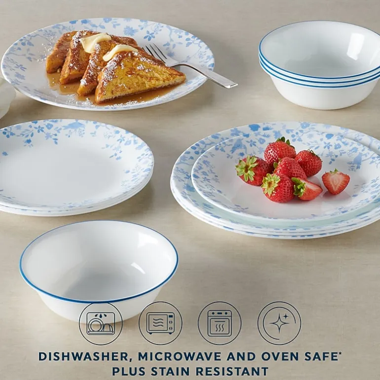 Corelle Garden Song 12-pc. Glass Dinnerware Set