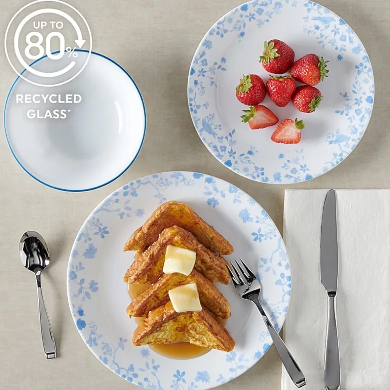 Corelle Garden Song 12-pc. Glass Dinnerware Set