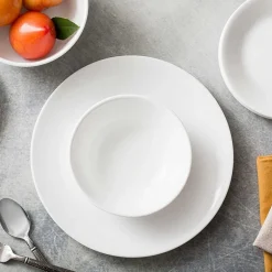 Corelle Shimmering White 32-pc. Glass Dinnerware Set