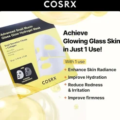 Cosrx Advanced Snail Mucin Glass Glow Hydrogel Mask
