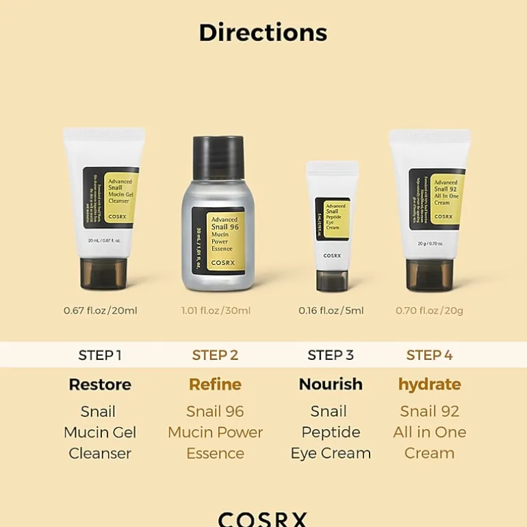 Cosrx All About Snail Kit Value Set