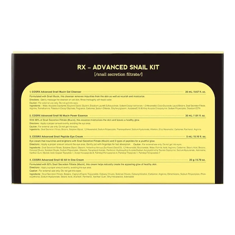 Cosrx All About Snail Kit Value Set