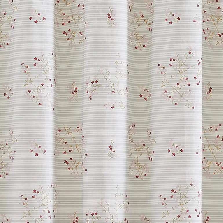 Cottage Classics Emma Floral Shower Curtain
