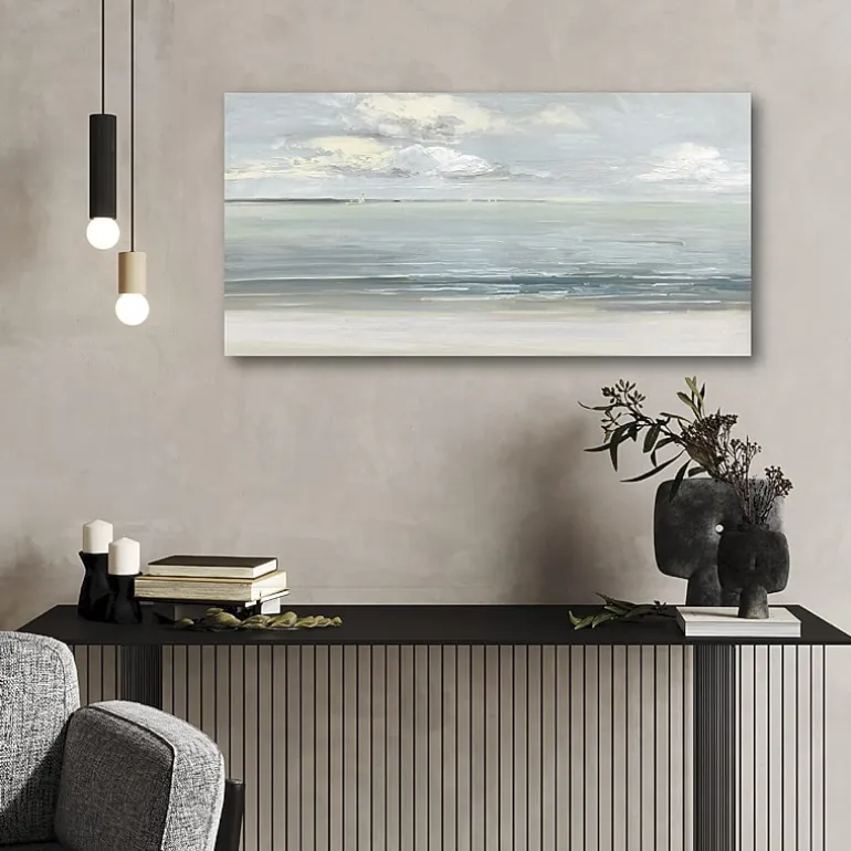 Courtside Market The Sea 12x24 Canvas Art