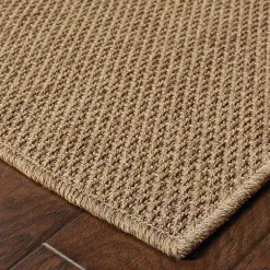 Covington Home Kehlani Basket Weave Indoor Outdoor Rectangular Accent Rug