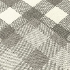 Covington Home Martinique Gingham Plaid Indoor Outdoor Rectangular Accent Rug