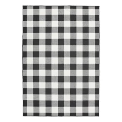 Covington Home Martinique Gingham Plaid Indoor Outdoor Rectangular Accent Rug