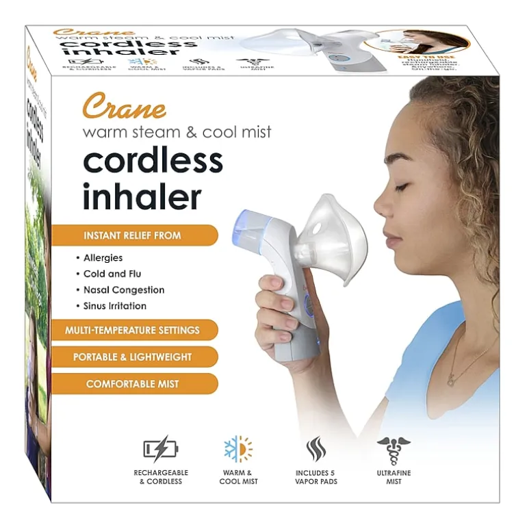 Crane Cordless Rechargeable Warm and Cool Mist Inhaler
