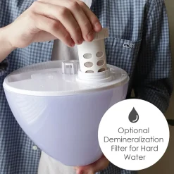 Crane Drop 1 Gallon Ultrasonic Cool Mist Humidifier - White