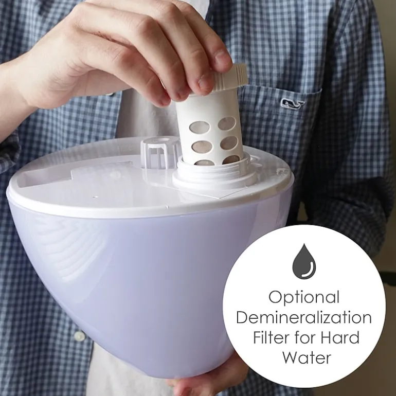 Crane Drop 1 Gallon Ultrasonic Cool Mist Humidifier - White