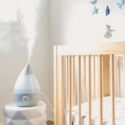 Crane Drop 1 Gallon Ultrasonic Cool Mist Humidifier - Grey
